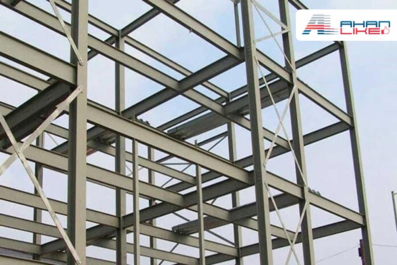 اتصال دو تیرآهن در سازه های فلزی